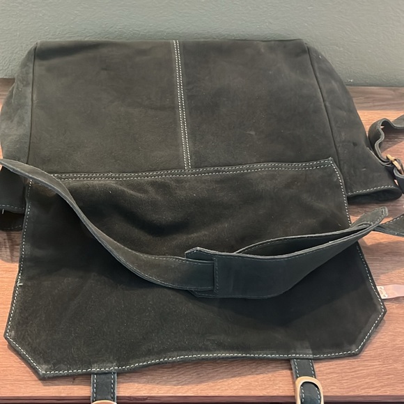Free people gently used olive green large bag - Picture 8 of 11